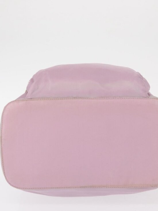PRADA Backpack Nylon Pink Silver Auth 155946 main image 15